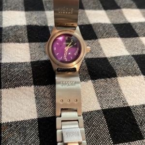Storm watch purple duochrome color ladies girls stainless steel small wrist